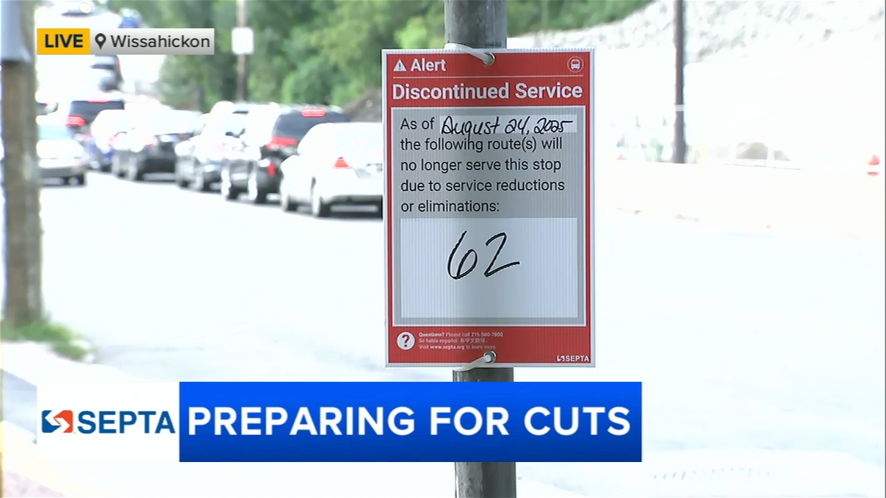 SEPTA posts notices warning riders ahead of drastic service cuts