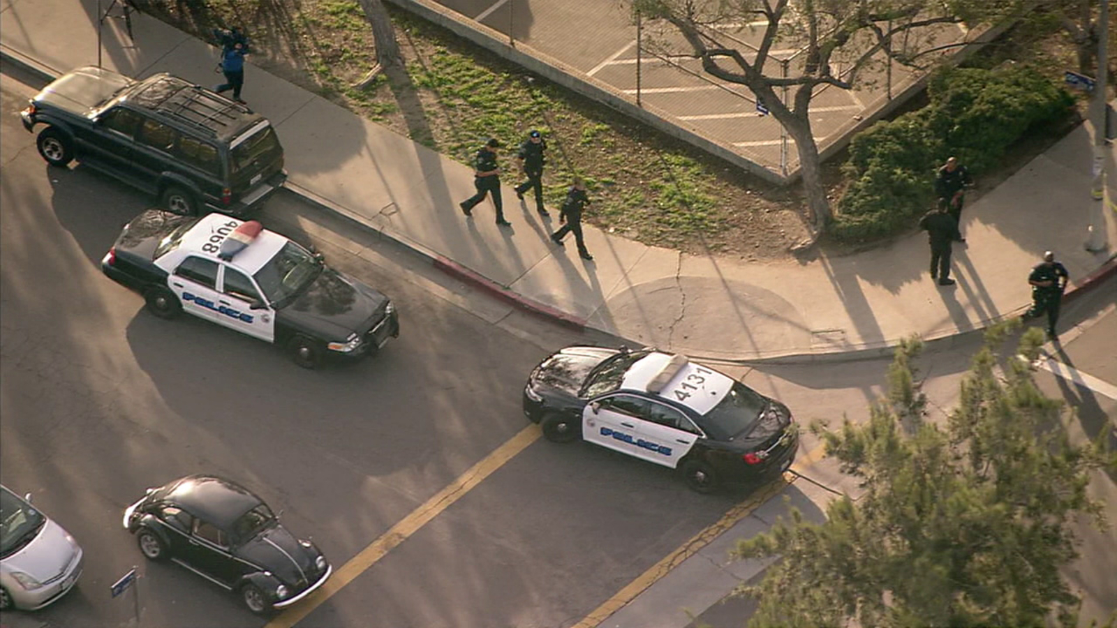 Man wounded in shooting near Crenshaw High School, runs onto campus