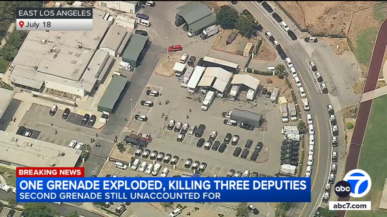 Grenade missing after LASD training facility explosion, sheriff says