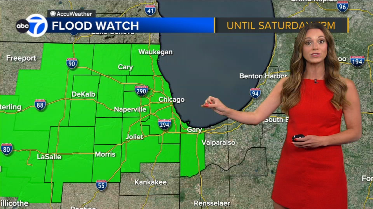Flood Watch for parts of Chicago area, rounds of rain cause flooding