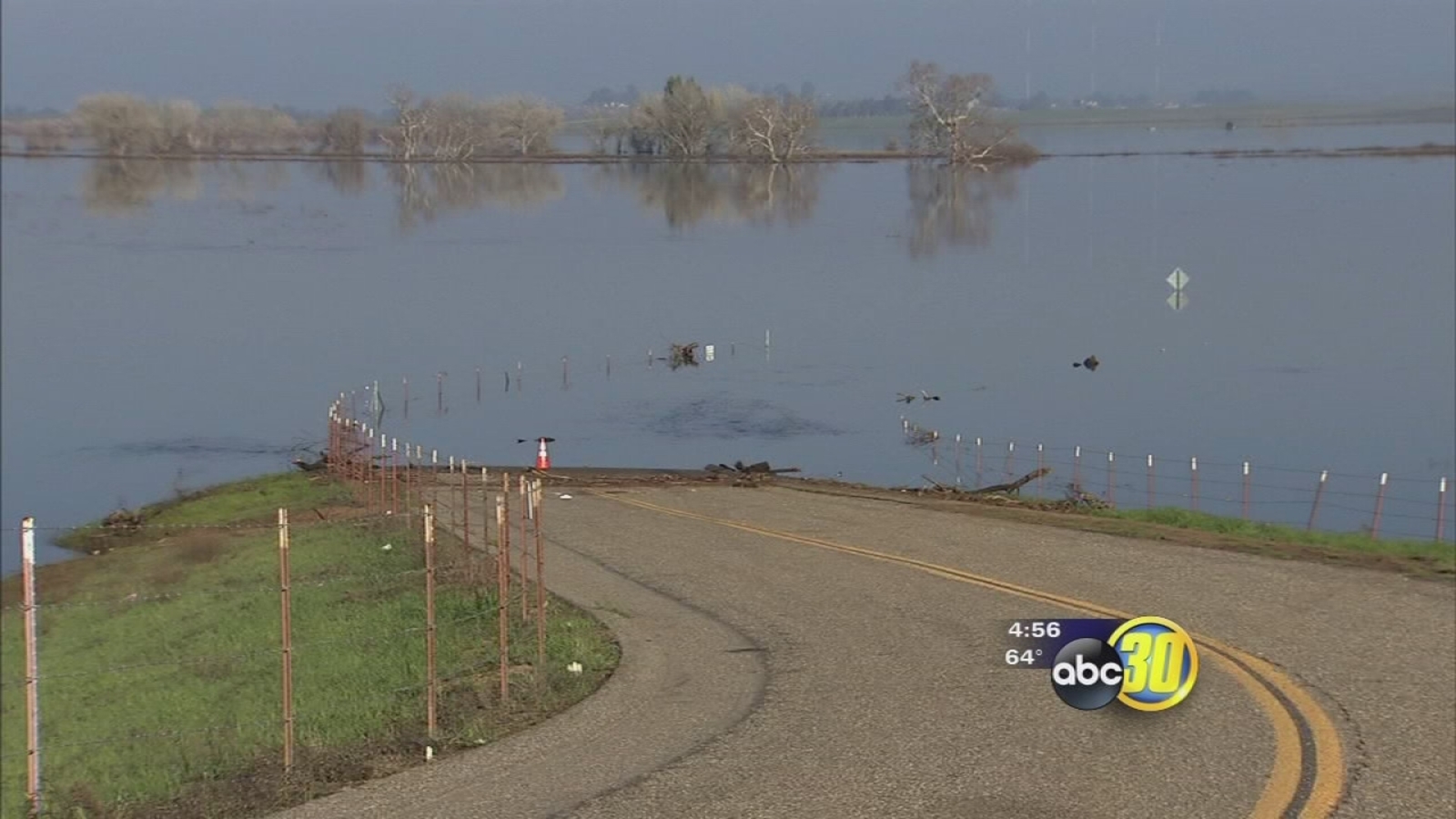 Clovis road flooding exactly as it's supposed to ABC30 Fresno