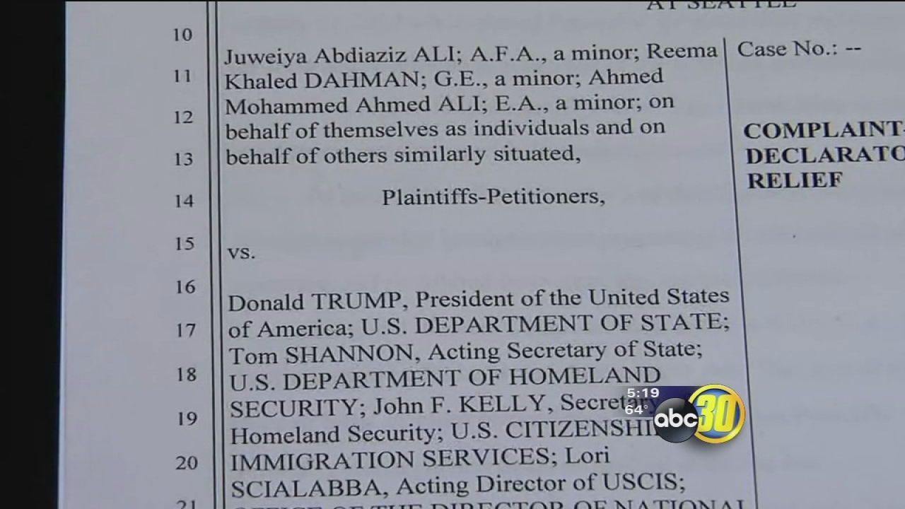 Los Banos man stranded in east Africa joins lawsuit against President Trump