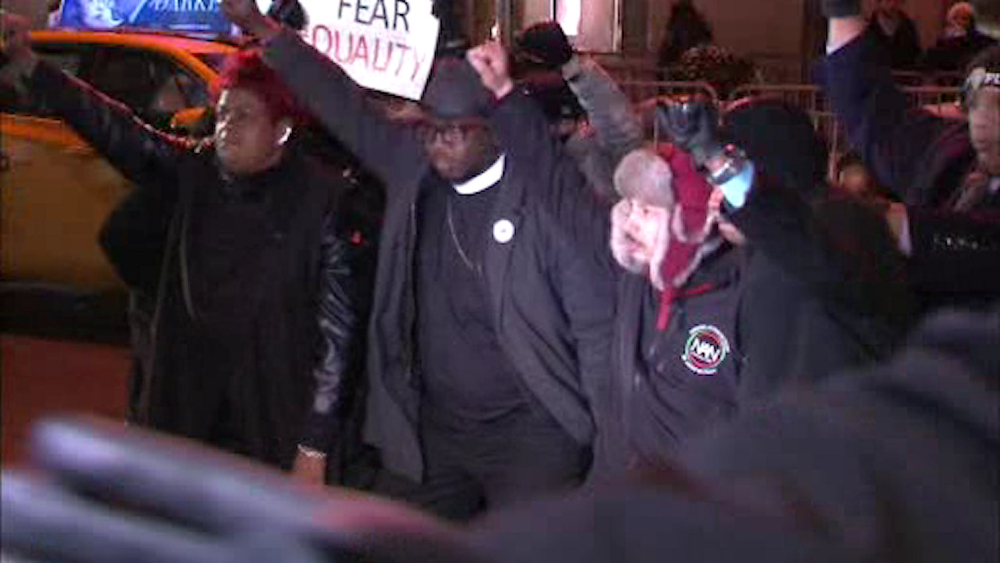 Protests erupt over Trump SCOTUS pick