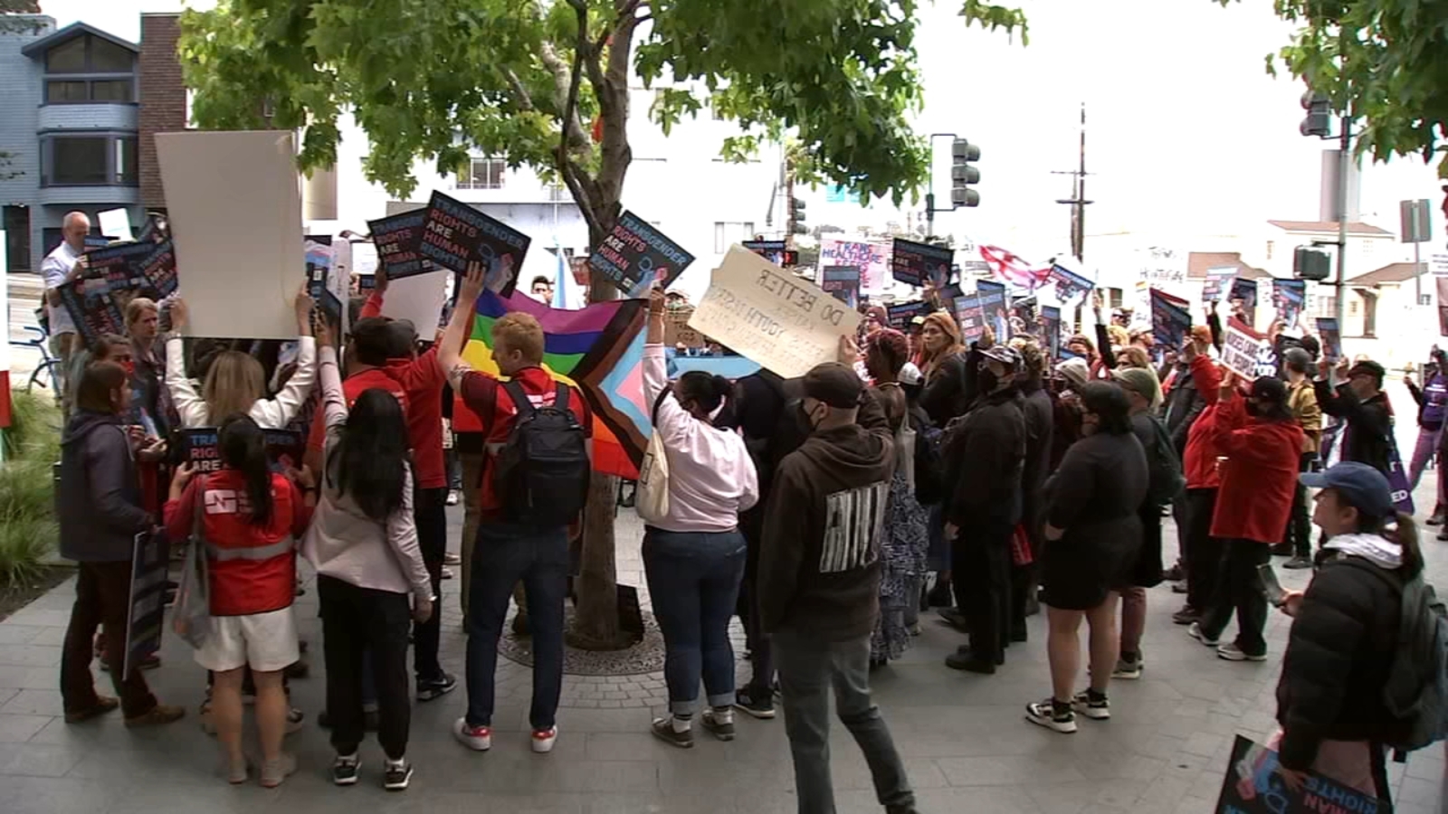 Nurses protest Kaiser's cut to transgender care for young people in SF: Here's what both sides say