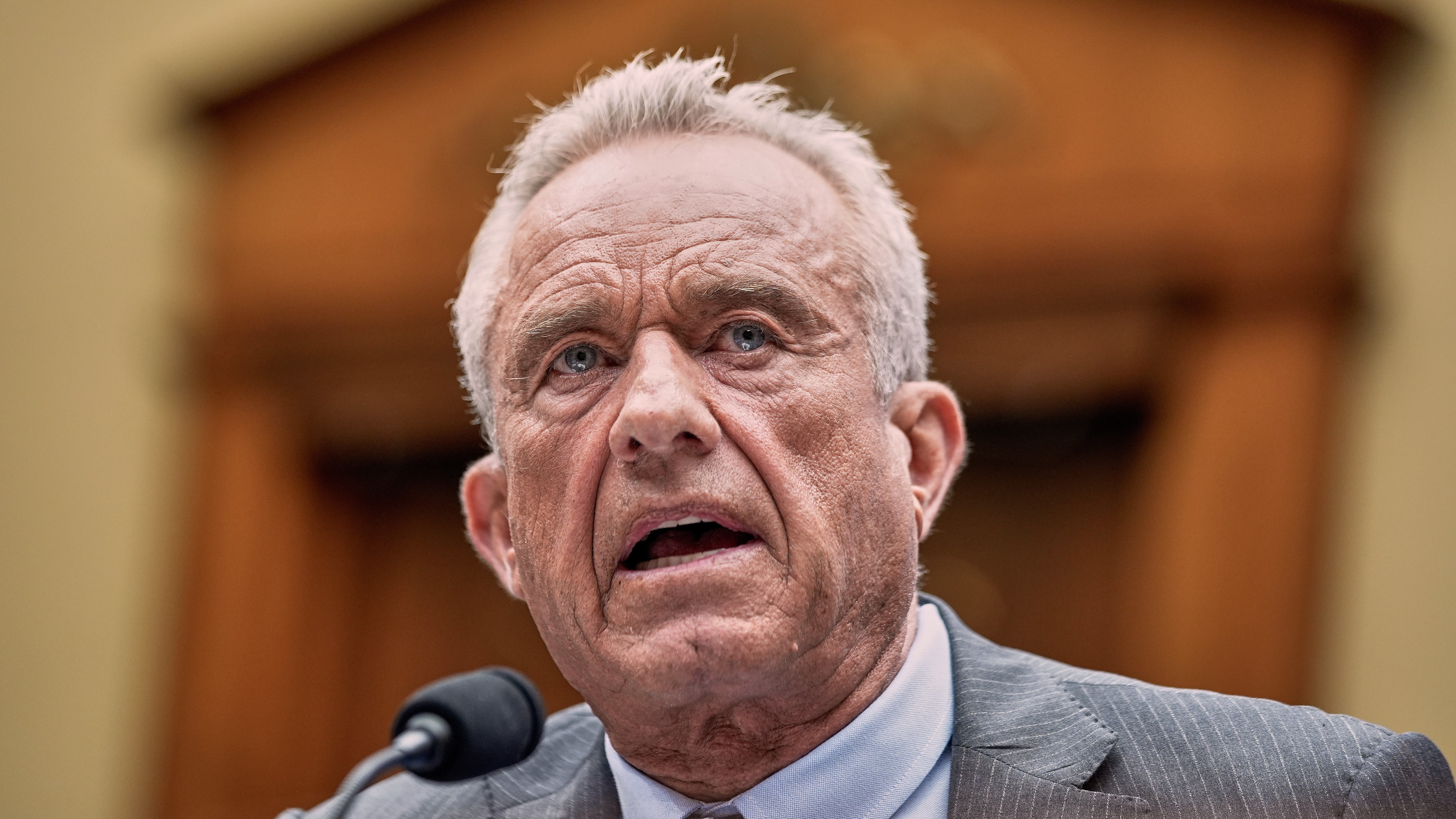 Minister of Health and Humanitarian Services, Robert F. Kennedy Junior, witnesses during the Energy and Trade Committee in the House of Representatives, on Tuesday, June 24, 2025, in Washington.