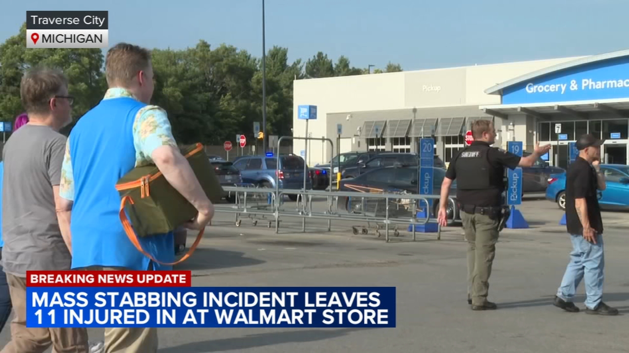 Stabbing in Traverse City: Company responds after Michigan stabbing at  Walmart, suspect ID'd only as 42-year-old man - 6abc Philadelphia