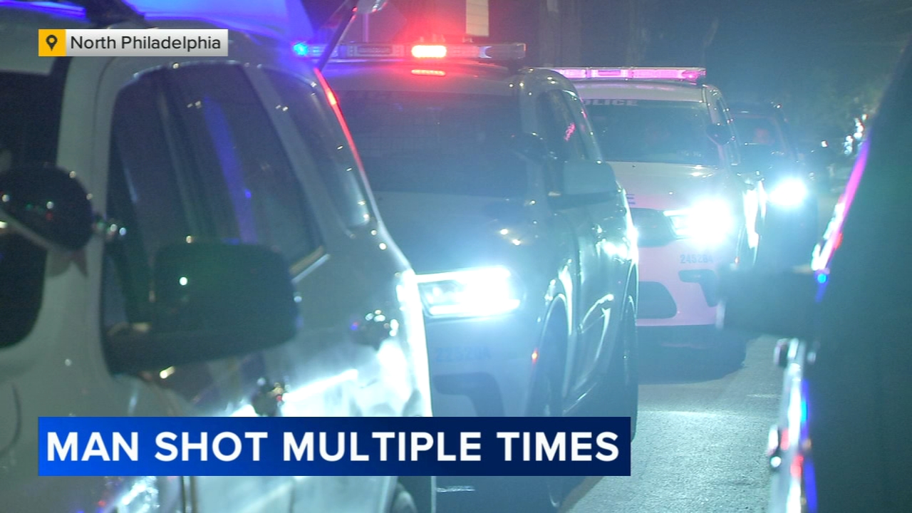 Man critical after being shot multiple times in North Philadelphia