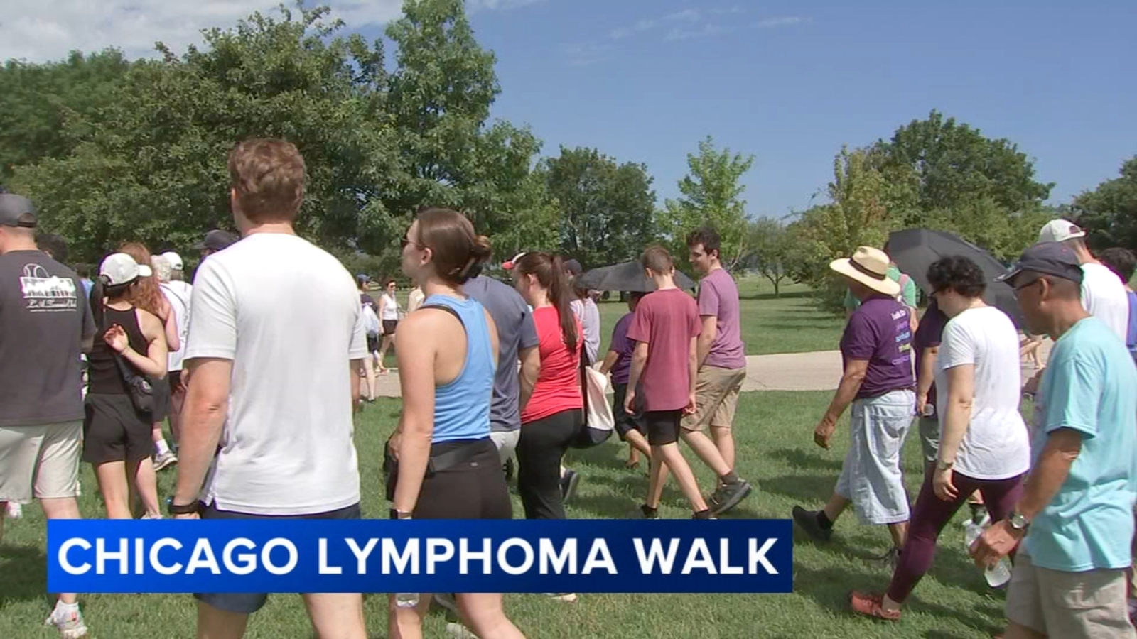 Hundreds lace up for 30th Annual Chicago Lymphoma Walk at Montrose Harbor