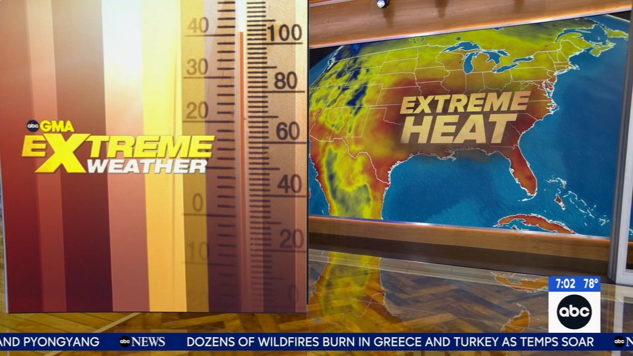 More than 130 million people brace for sweltering conditions across most of the US