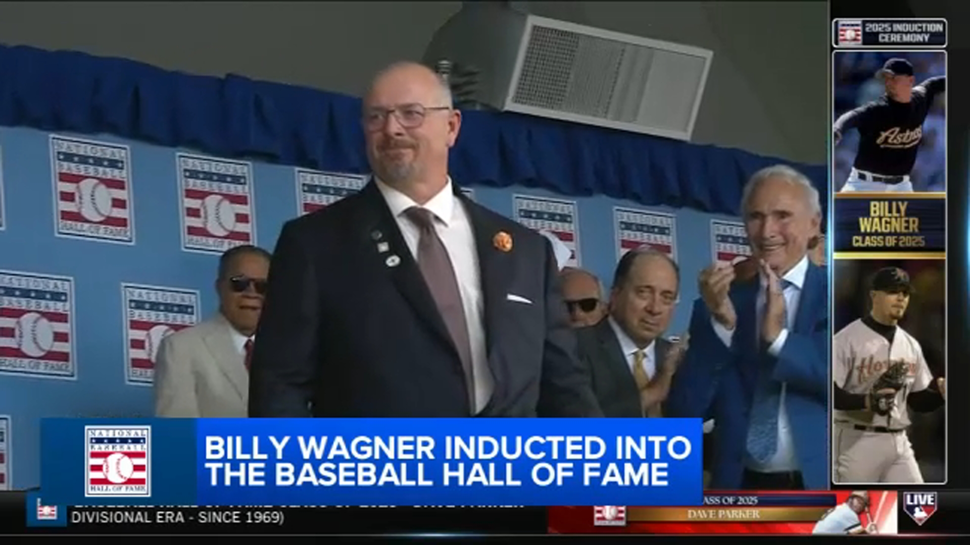 Former Phillie Billy Wagner was also part of the 2025 Hall of Fame class.