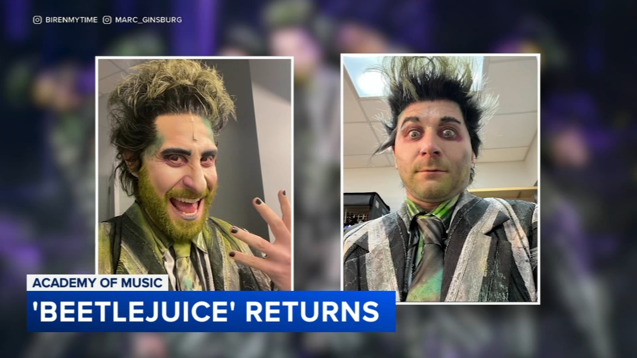 'Beetlejuice' musical returns to Philly with 2 local cast members