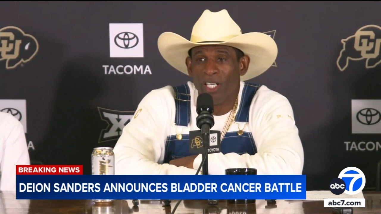 Colorado's Deion Sanders said he battled, beat bladder cancer