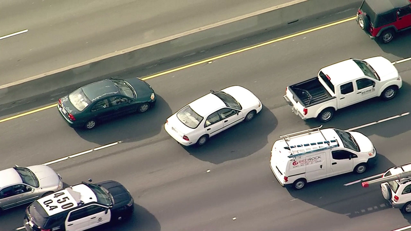 Stolen car suspect leads LAPD on high-speed chase before ending in