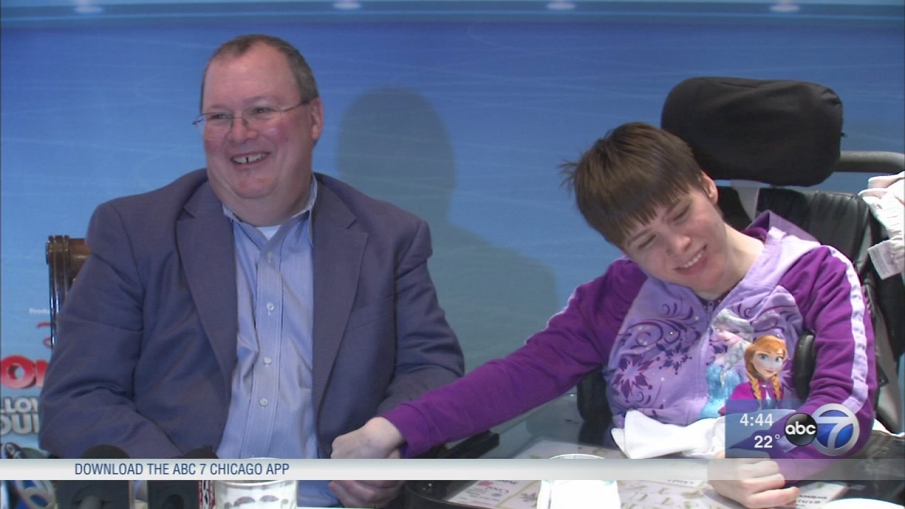 Naperville writer with cerebral palsy gets dream meeting with Disney