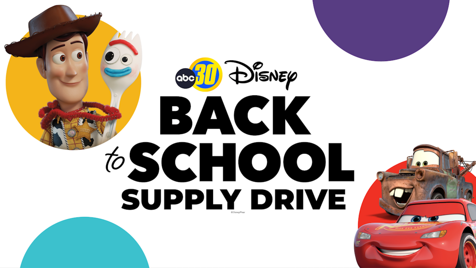 ABC30/Disney Back to School Supply Drive