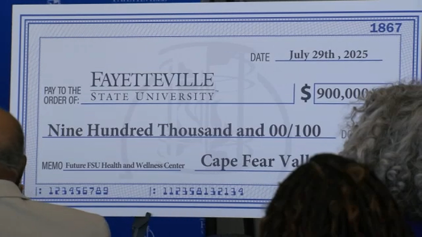Fayetteville State University gets major donation for new health and wellness facility