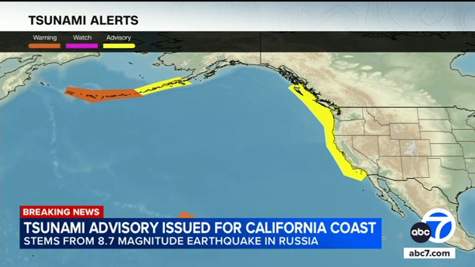 Russia earthquake southern california