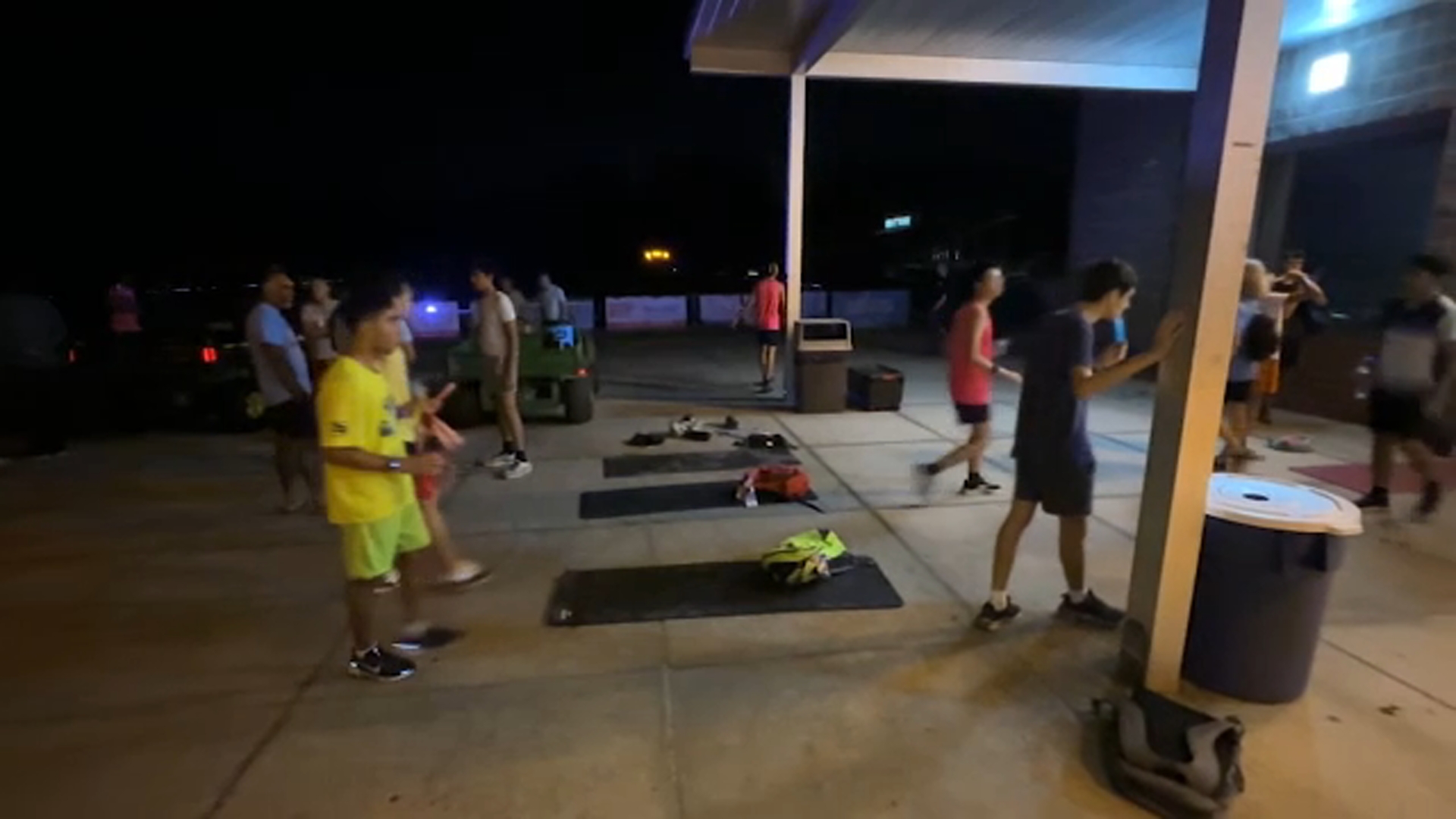 Panther Creek High School holds unique cross-country track tryouts