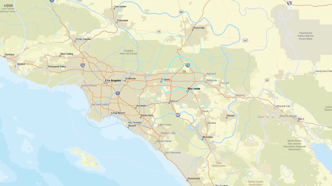 A preliminary 4.3-magnitude earthquake struck near the Fontana and Rialto areas in San Bernardino County Thursday.
