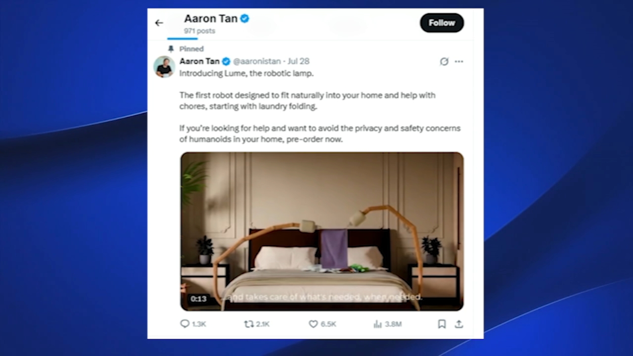 Image 5 for Lume: A Robotic Lamp for Household Chores