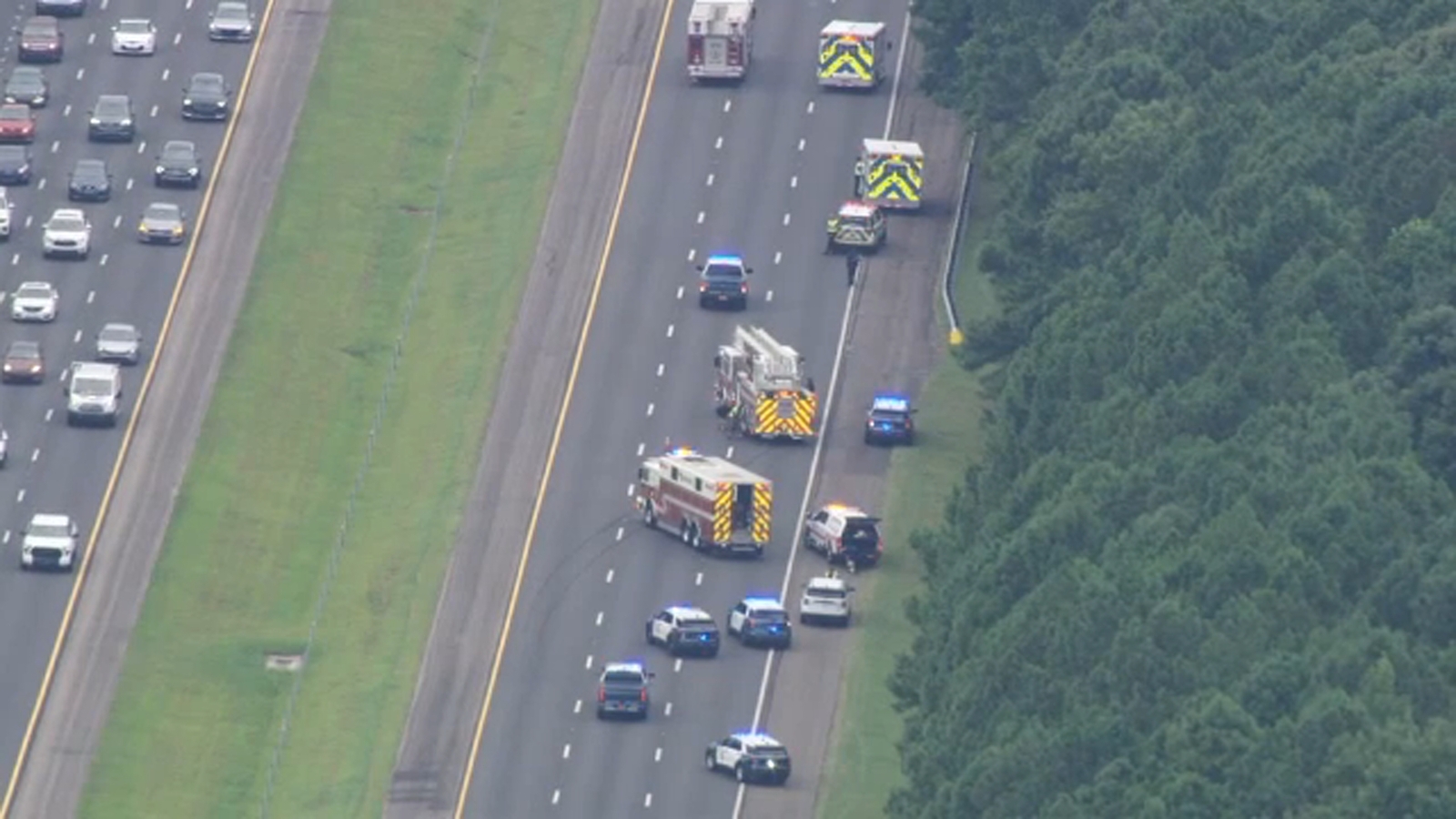 Crash closes I-540 West near Leesville Road in Wake County - ABC11 ...