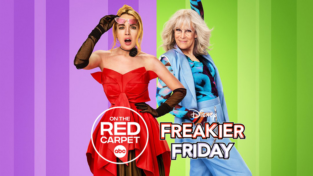 freaky friday red dress lindsaylohan gave "Freaky Friday" fans the ultimate treat on the red carpet for the film's sequel tonight in London. Lohan paid homage to her wedding guest dress from the original movie, tapping @