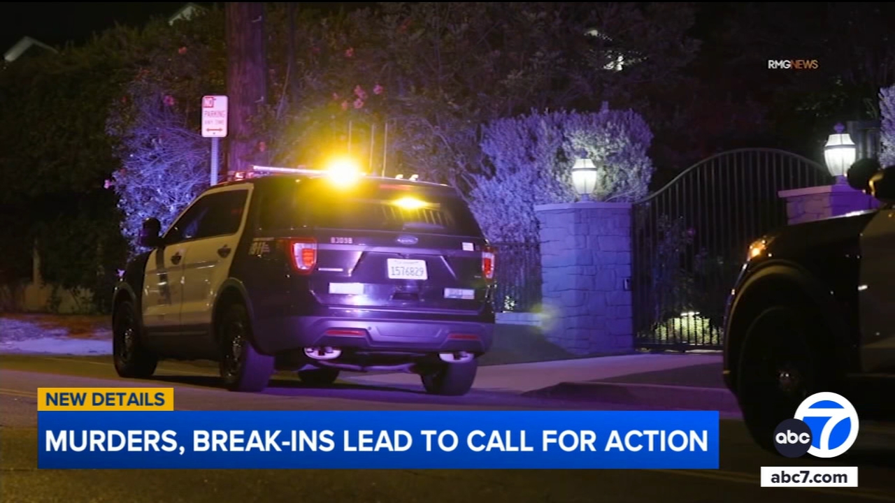 Mayor Bass addresses Encino crime after double murder, break-ins