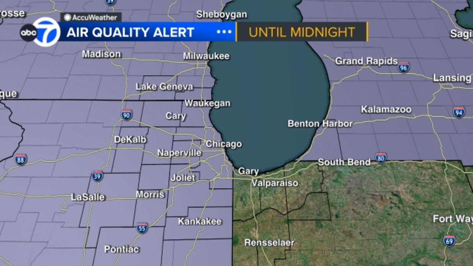 Chicago Air Quality today: Smoke from wildfires in Canada causing unhealthy levels on Air Quality Index in Illinois