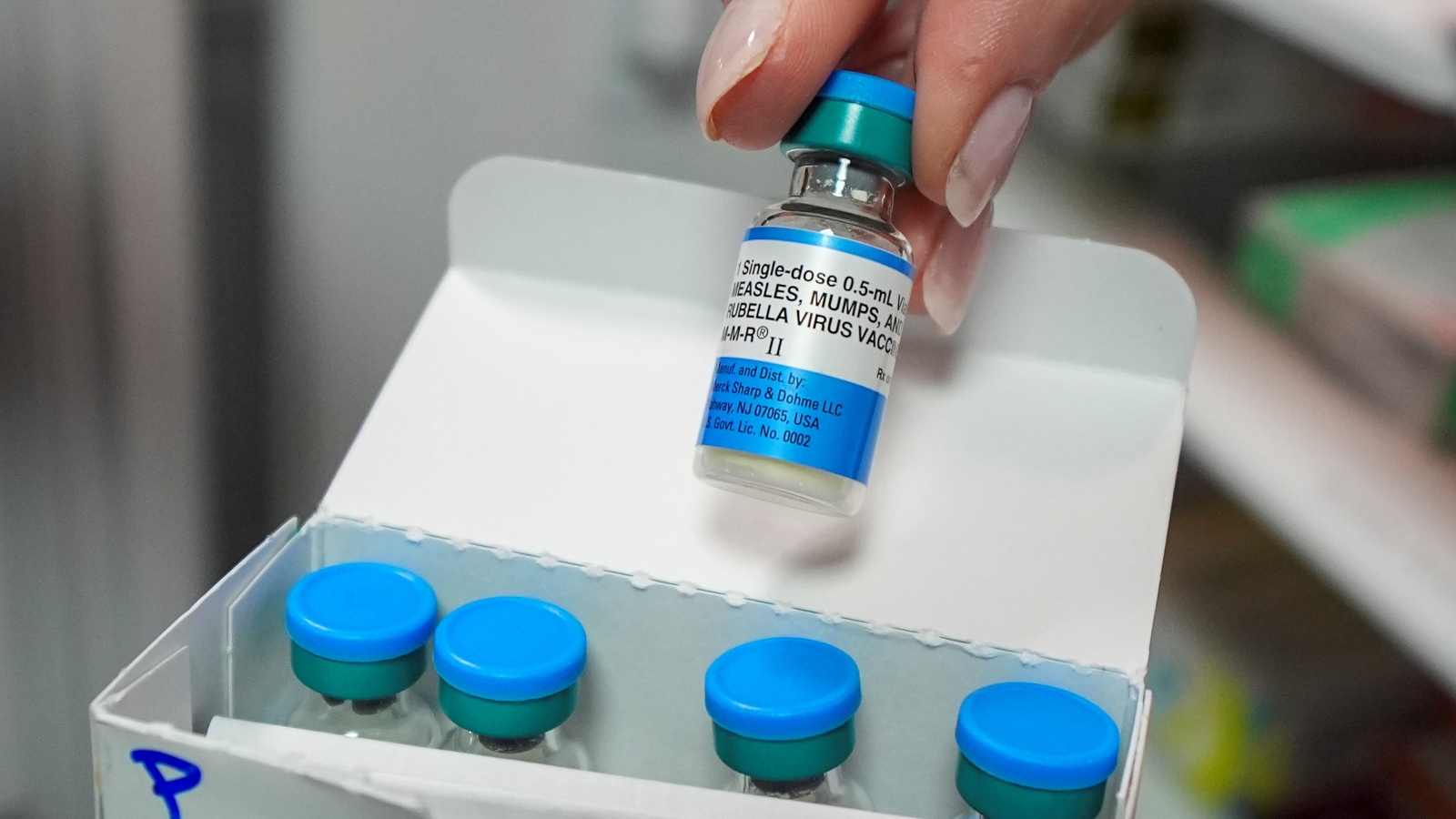 US childhood vaccination rates fall again as exemptions set another record
