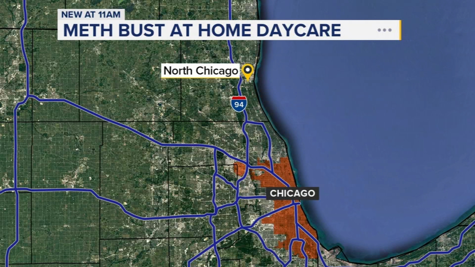 North Chicago man accused of selling meth out of home daycare, gun also found: sheriff
