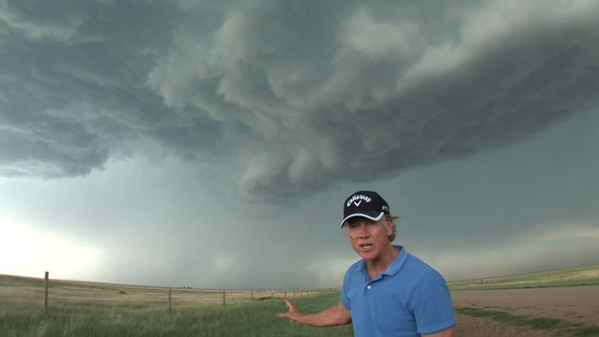 Chief Meteorologist Dallas Raines chasing storms in Colorado about a decade ago.