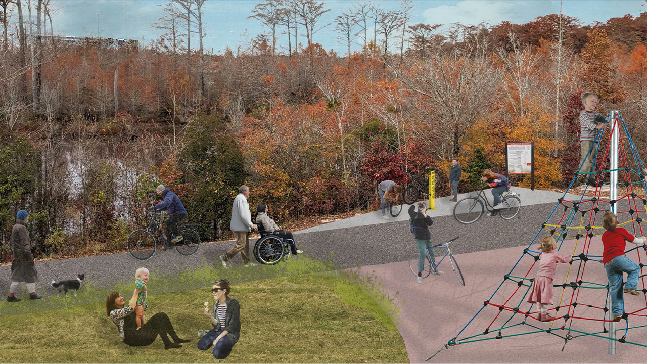 Buffalo Creek Greenway is nearing the construction portion of its first phase.