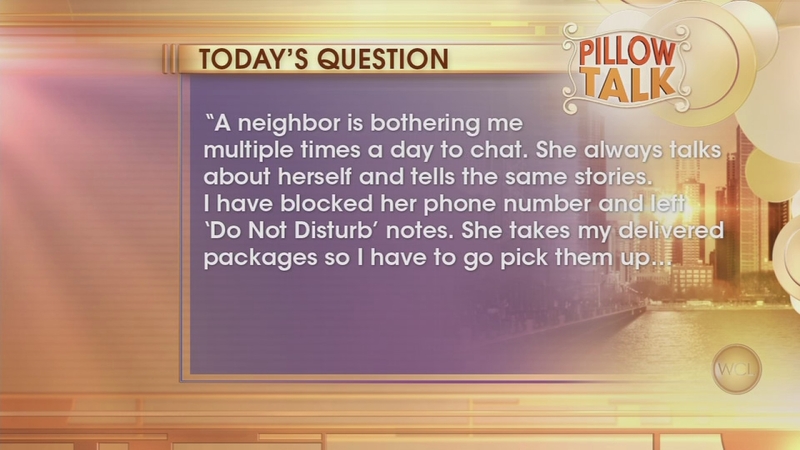 Pillow Talk Annoying Neighbor Abc7chicago Com