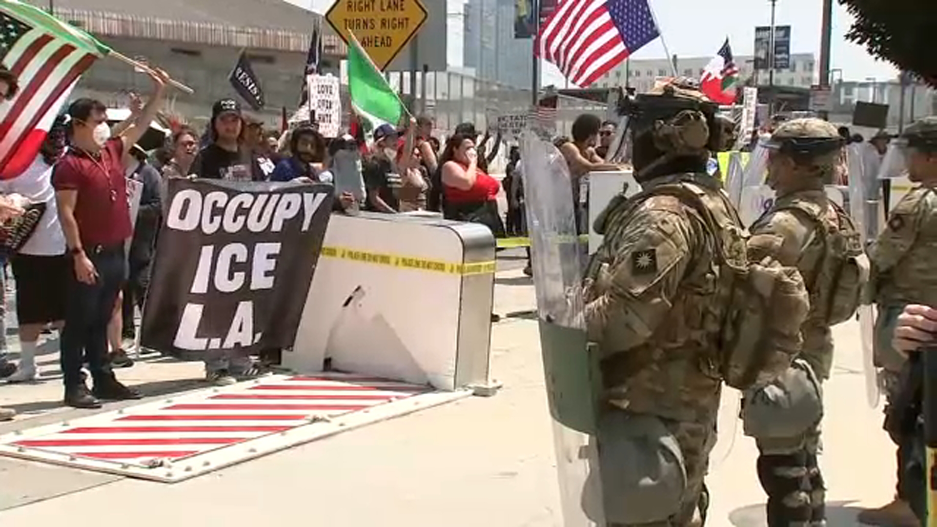 Anti-Trump protesters march in DTLA to 'Rage Against the Regime'