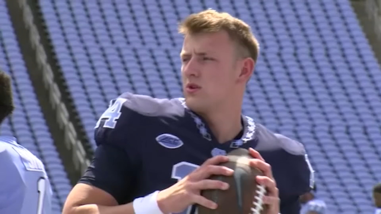 UNC's Max Johnson cleared, competing for starting QB job again