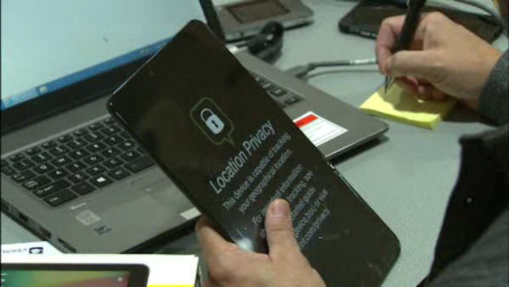 Patterson students given mobile devices from a program through Sprint