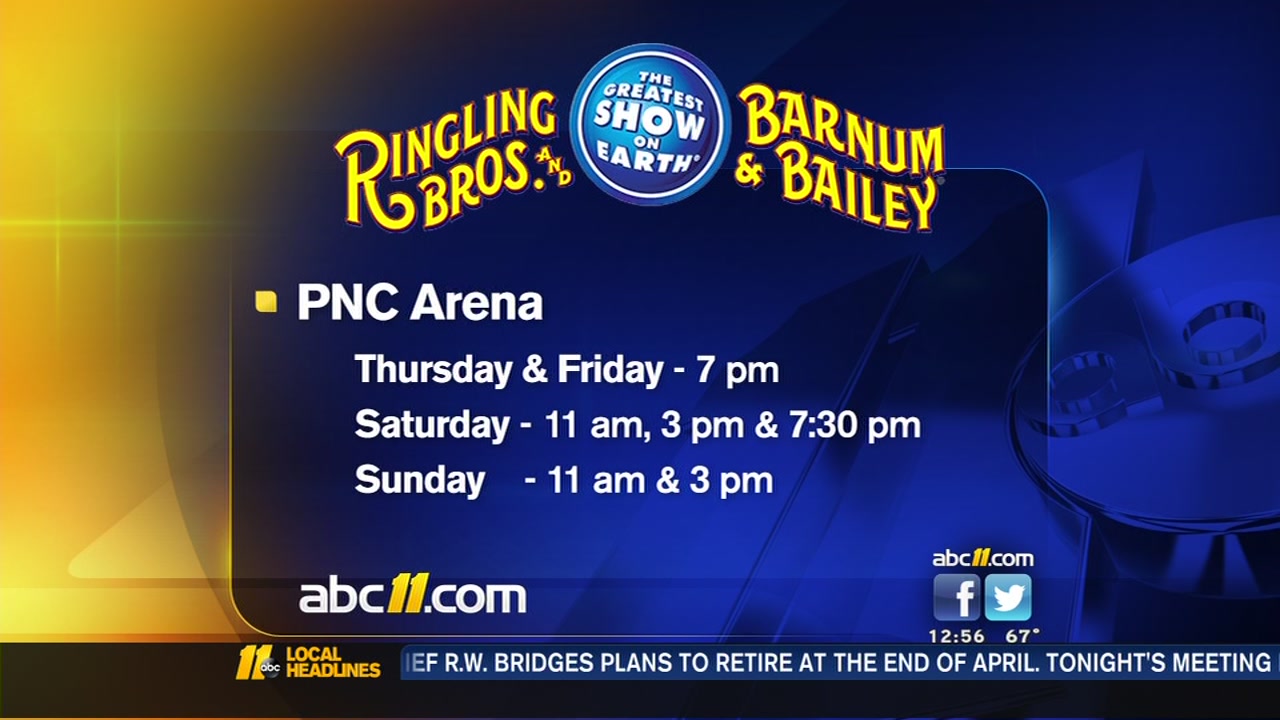 Circus coming to Raleigh for the last time