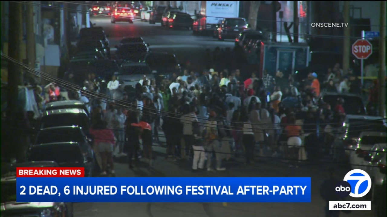 2 dead, 6 injured in shooting following festival after-party in DTLA
