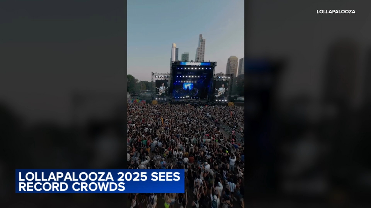 Lollapalooza 2025 sees record crowds