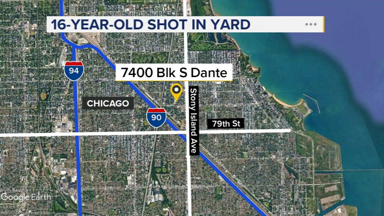 16-year-old girl shot, seriously injured in South Side yard: CPD