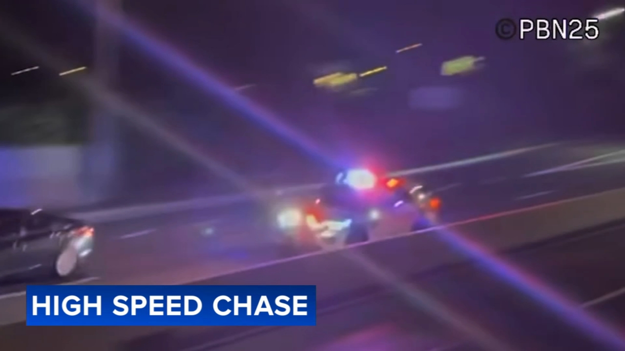 Man leads police on 160 mph chase from Pennsylvania into New Jersey