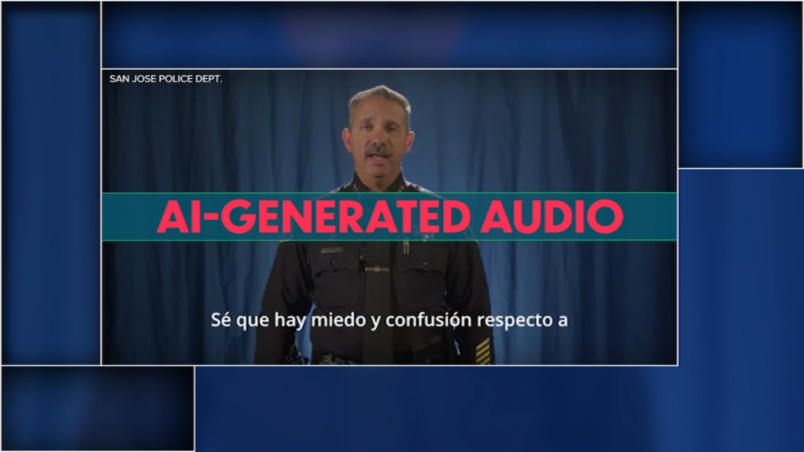 San Jose police using AI to translate Chief Joseph's voice into Spanish to build trust