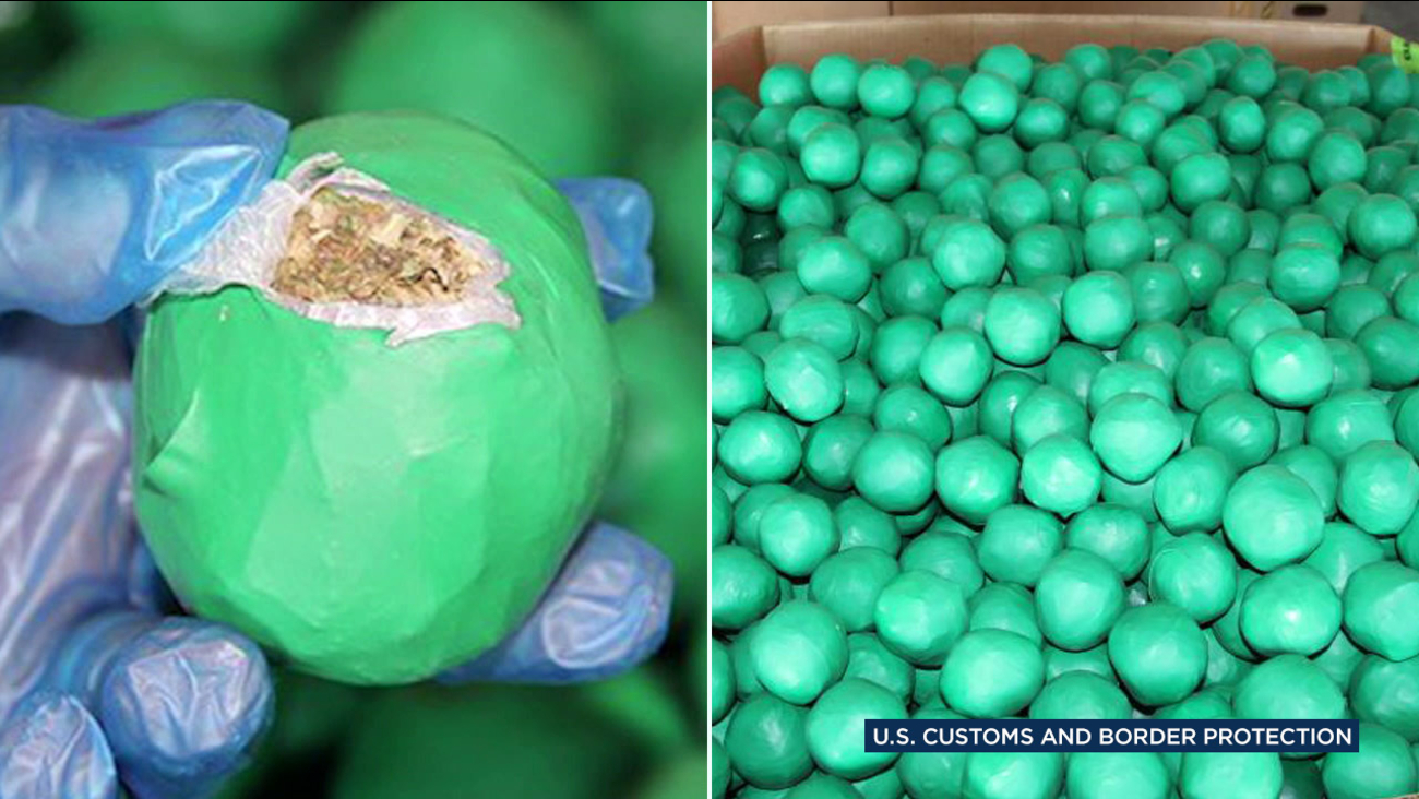 Border patrol officers seized nearly 4,000 pounds of marijuana hidden in limes in Pharr, Texas, on Monday, Jan. 30, 2017.