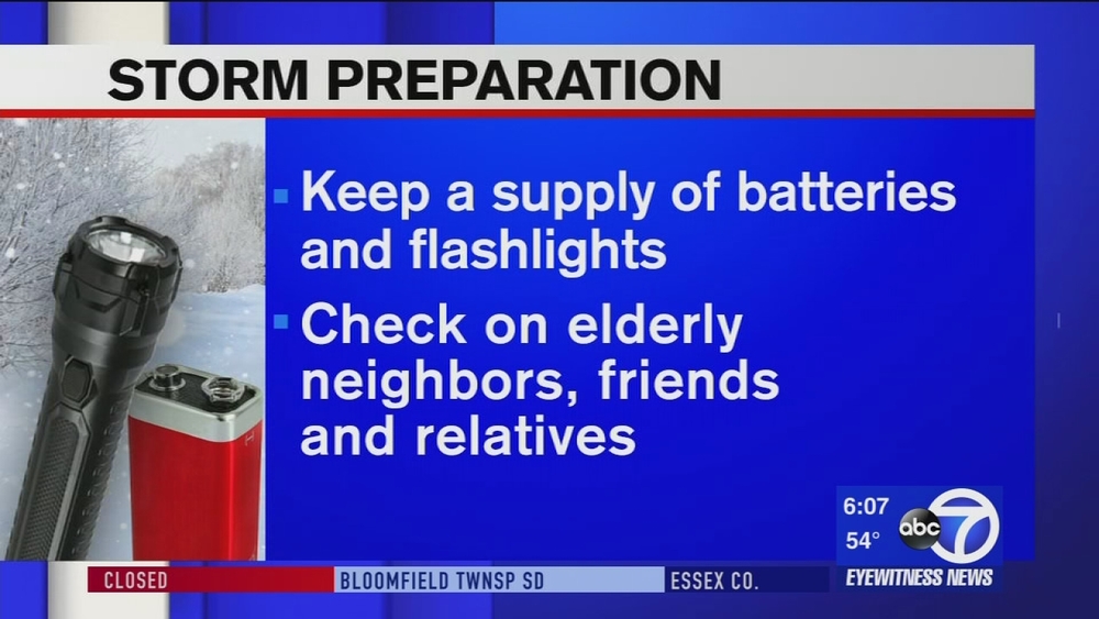 New Jersey prepares for winter storm