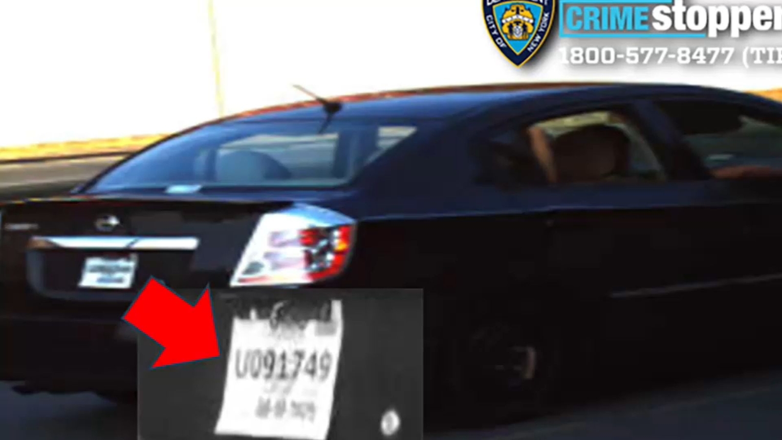 NYPD release images of car in connection to 2 men