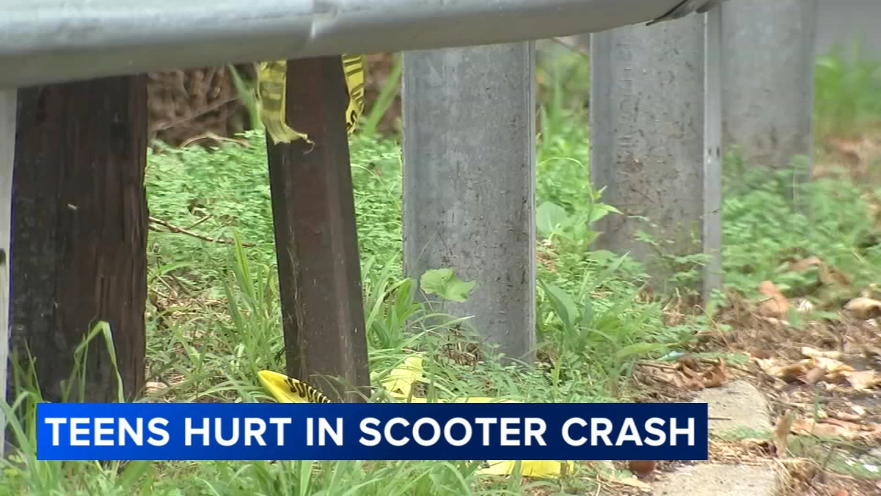 2 teens injured after scooter collides with pickup truck in Delaware County