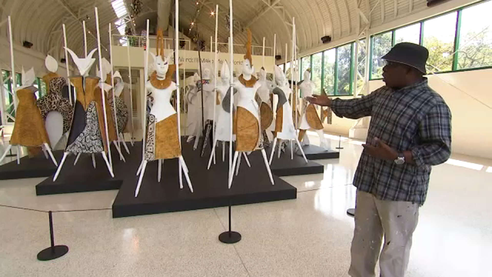 Grounds for Sculpture resident artist has first exhibit there on view
