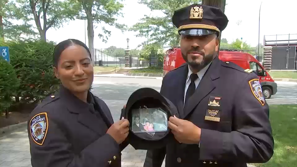 Dominican family continues late father's legacy, as second child joins the police force