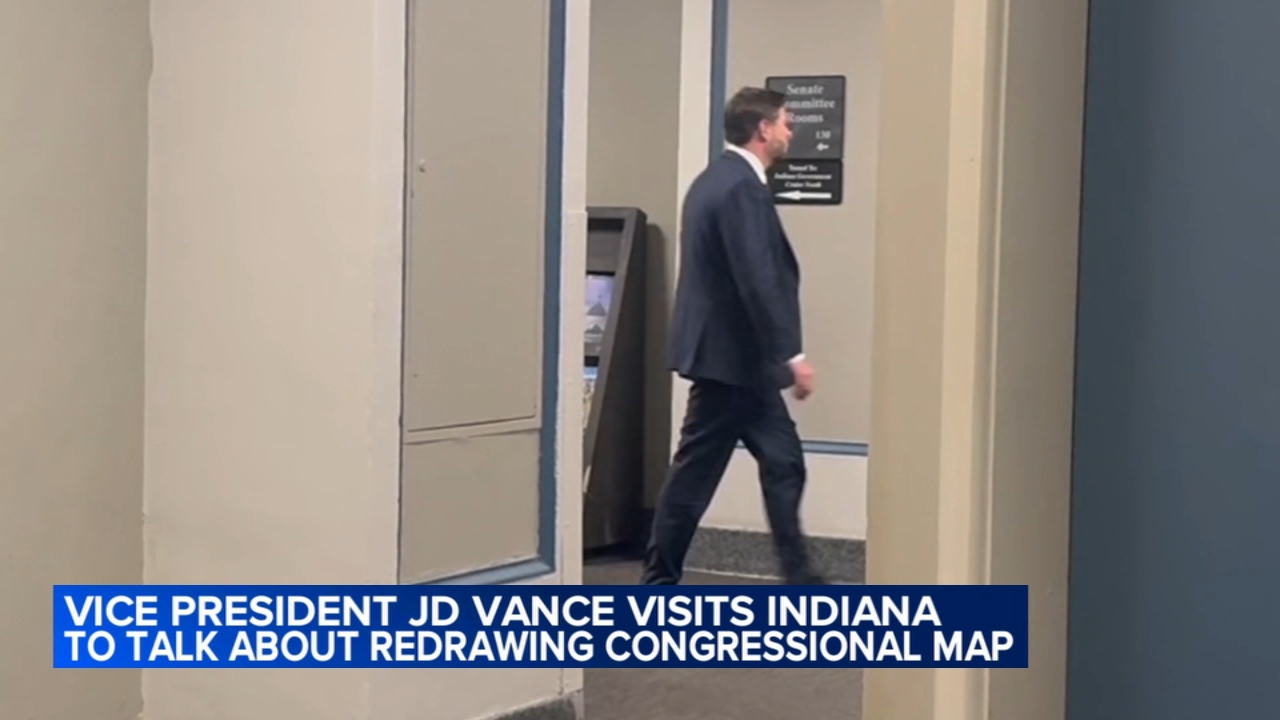 Vance visits Indiana as Trump's redistricting fight grows