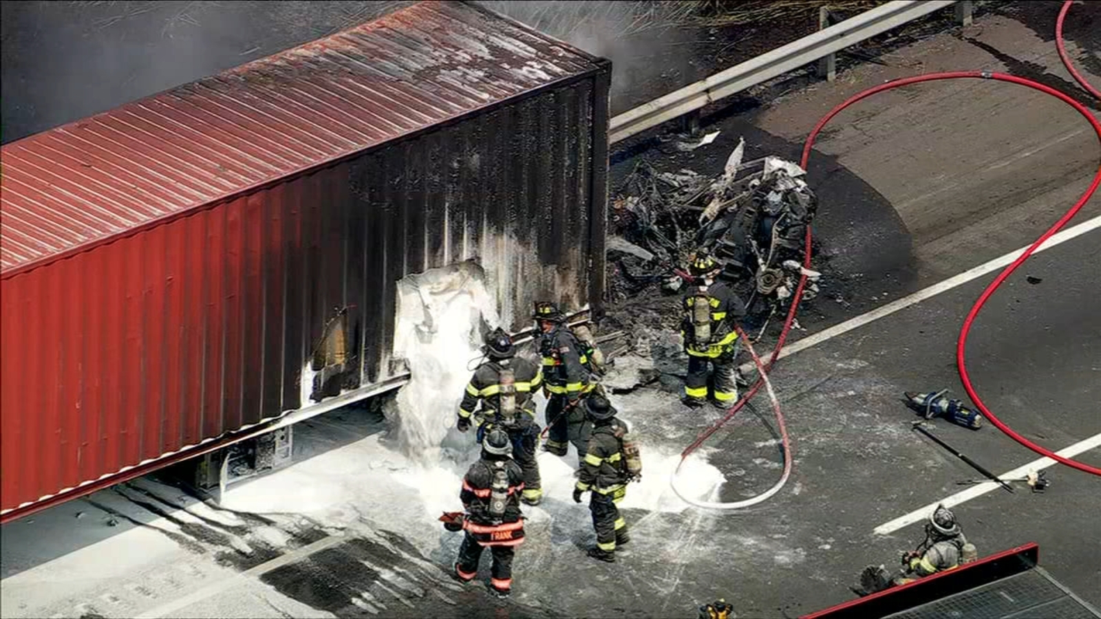 1 dead after fiery, multi-vehicle crash on New Jersey Turnpike in East ...